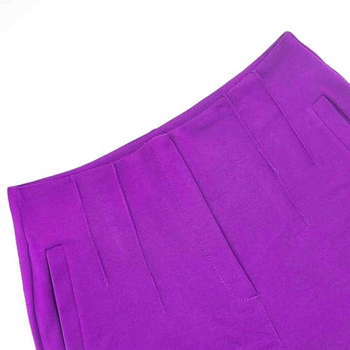 Stylish Women's High Waisted Pants with Pockets Size XL